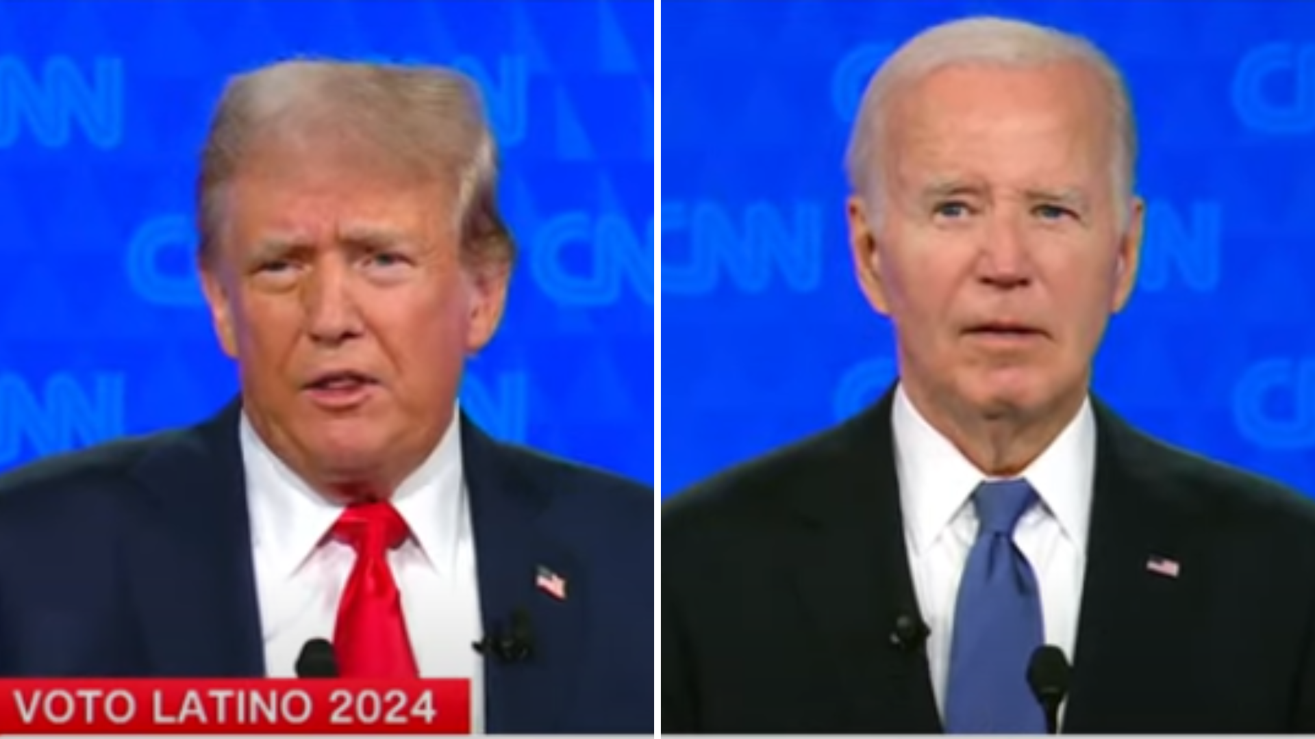 Donald Trump y Joe Biden