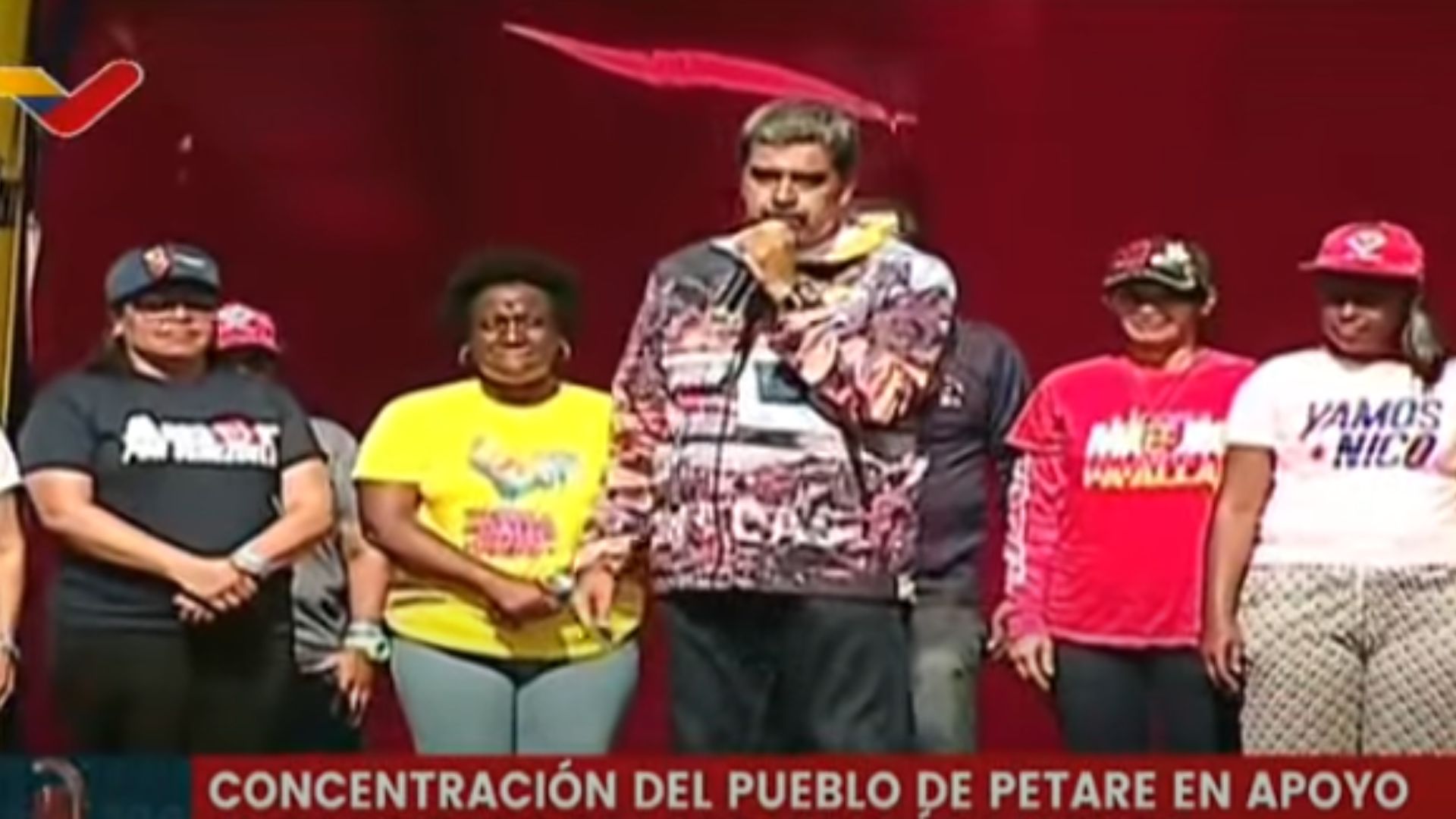 Nicolás Maduro en Petare