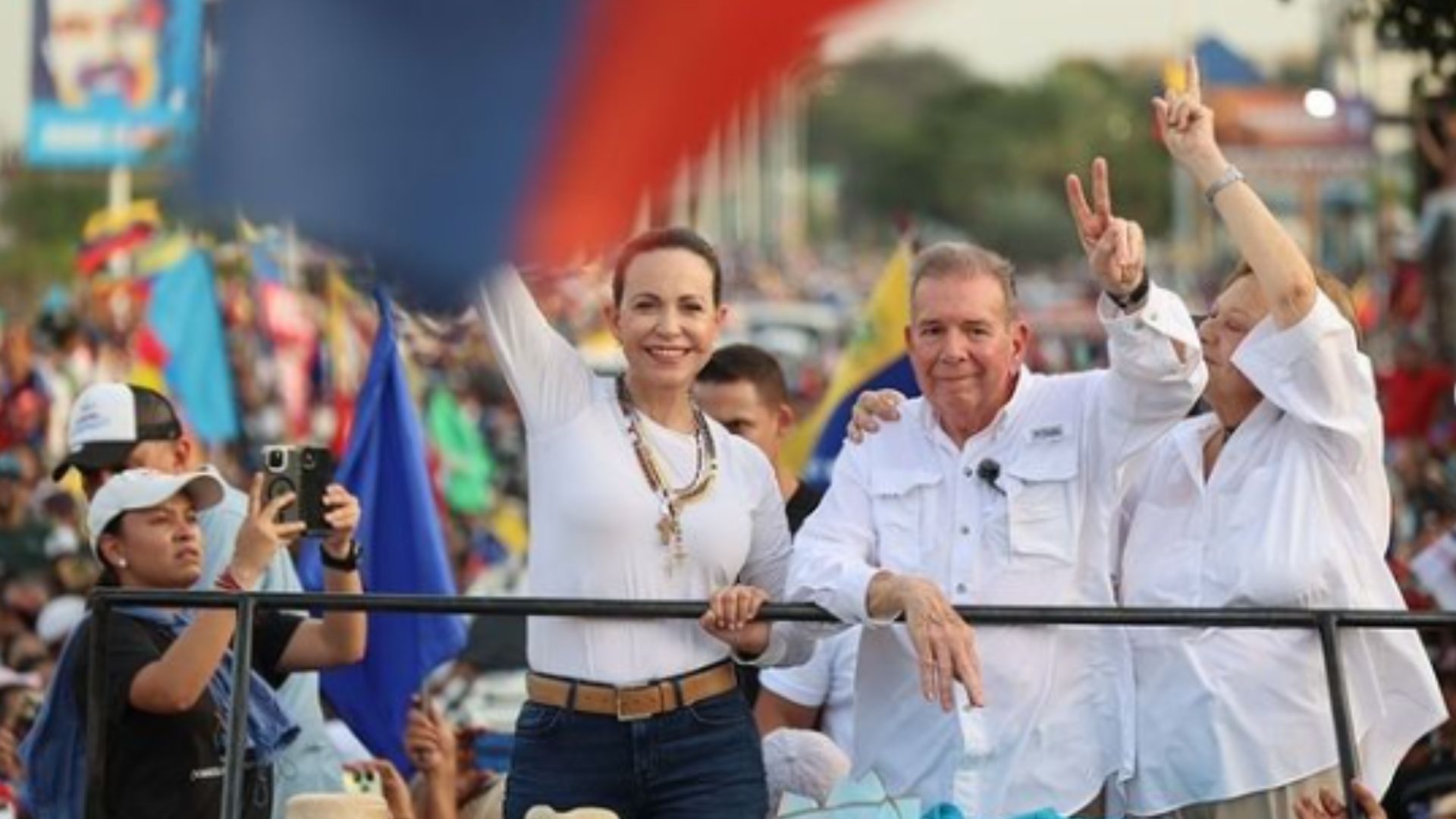 Maria Corina Machado y Edmundo González