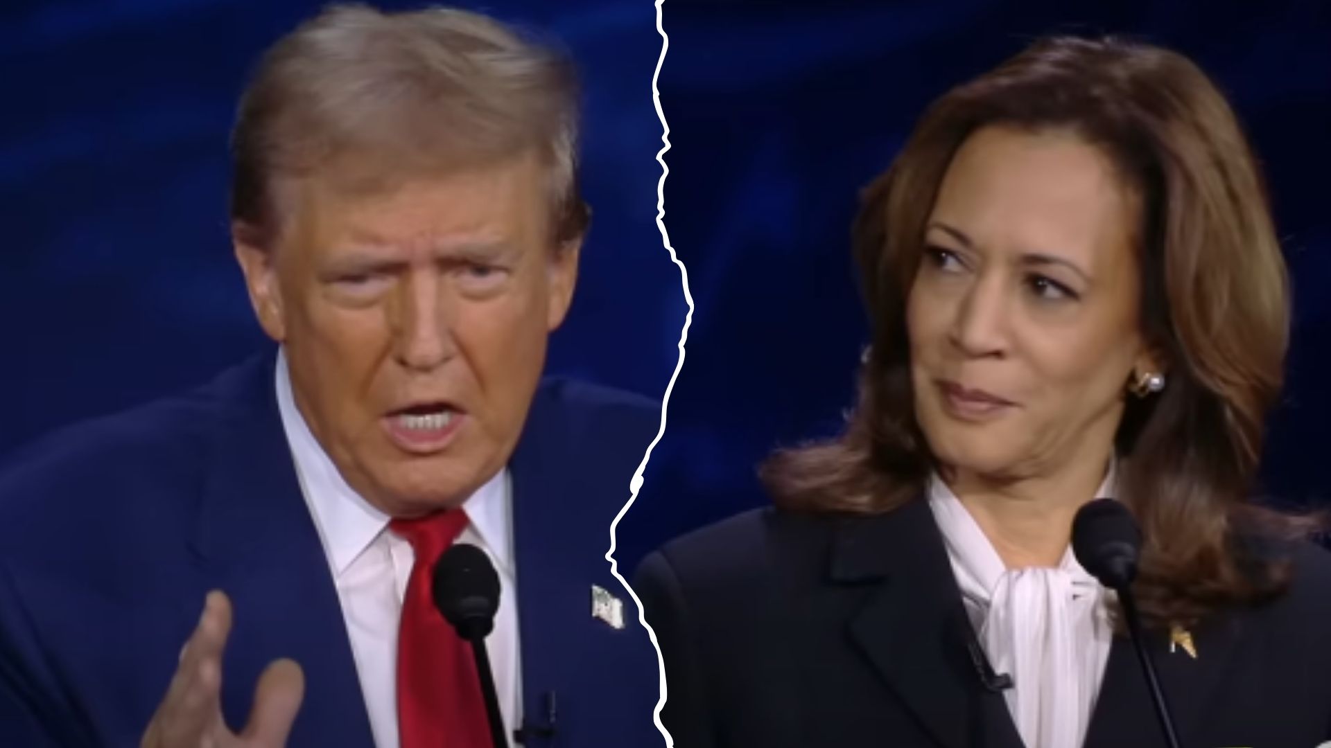 Donald Trump y Kamala Harris