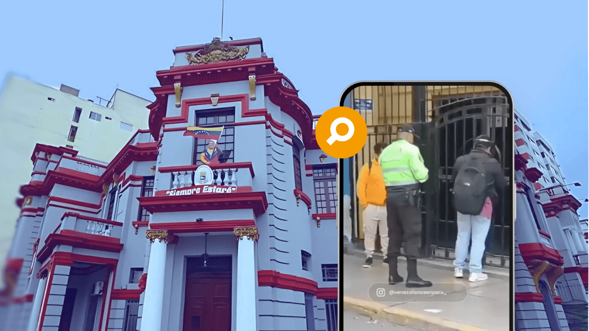 peruanos ingresaron a la embajada de Venezuela en Perú