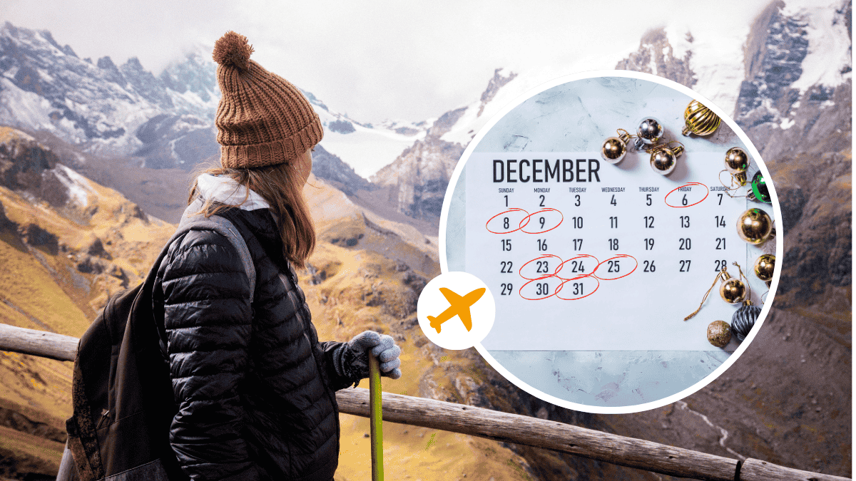 Hasta 8 días de descanso, entre feriados y días no laborables, para diciembre.