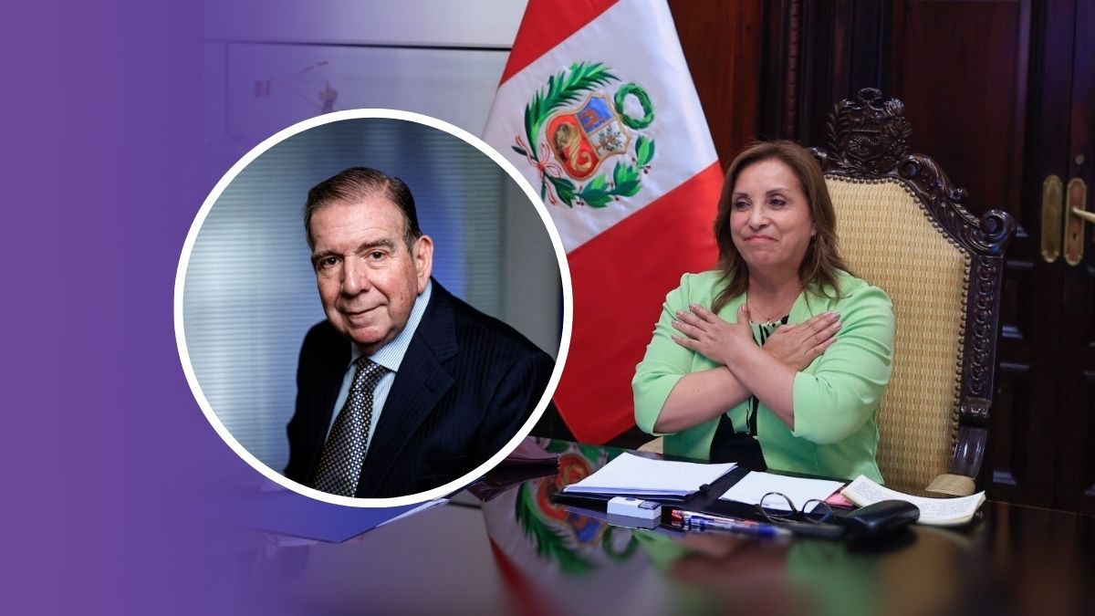 Edmundo González y Dina Boluarte