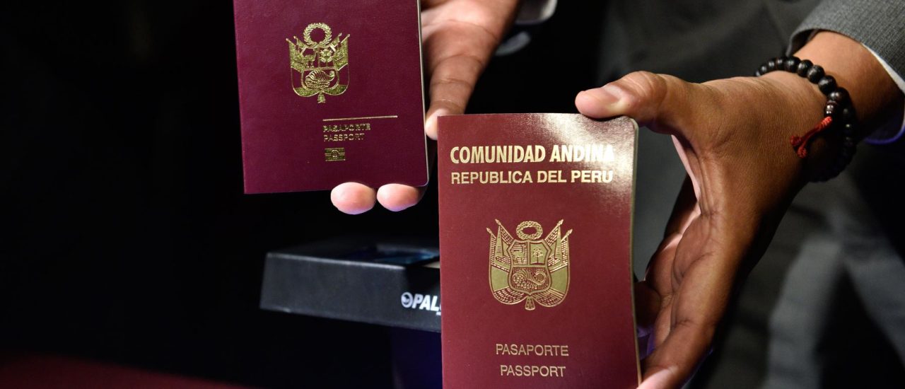 Pasaporte peruano