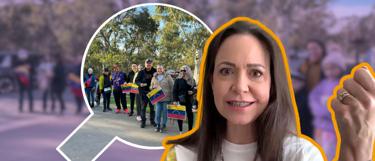 María Corina Machado mantuvo una rueda de prensa con medios locales e internacionales este martes 7 de enero de 2025. Foto: composición María Corina Machado mantuvo una rueda de prensa con medios locales e internacionales este martes 7 de enero de 2025. Foto: composición